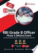 RBI Grade B Mains Exam (Phase 2) 2021 | Preparation Kit of 16 Mock Tests (8 Paper I + 8 Paper III)