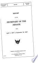 Report of the Secretary of the Senate