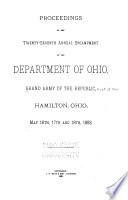 Roster and Proceedings of the ... Annual Encampment of the Department of Ohio, Grand Army of the Republic