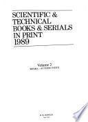 Scientific and Technical Books and Serials in Print
