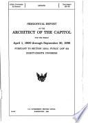 Semiannual Report of the Architect of the Capitol for the Period ... Pursuant to Section 105(b), Public Law 454, Eighty-eighth Congress