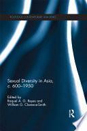 Sexual Diversity in Asia, C. 600-1950