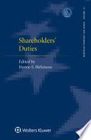 Shareholders’ Duties