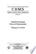 Small Fractional Parts of Polynomials