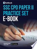 SSC CPO Practice Set Ebook for Paper II - Download as PDF Here
