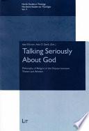 Talking Seriously About God