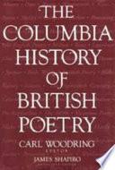 The Columbia History of British Poetry