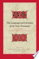 The Language and Literature of the New Testament