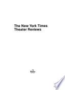 The New York Times Theater Reviews, 1920-
