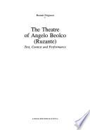 The Theatre of Angelo Beolco (Ruzante)
