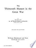 The Thirteenth Hussars in the Great War