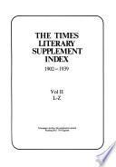 The Times Literary Supplement Index