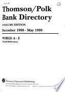 Thomson/Polk Bank Directory