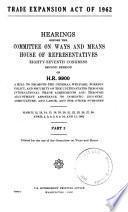 Trade Expansion Act of 1962. 87-2