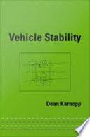 Vehicle Stability
