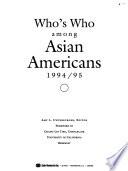 Who's who Among Asian Americans, 1994-95