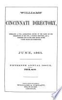 Williams' Cincinnati Directory